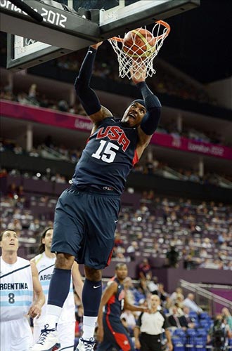 USA forward Carmelo Anthony USA forward Carmelo Anthony